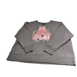 Def Leppard.Gray Graphic Kids Sweater